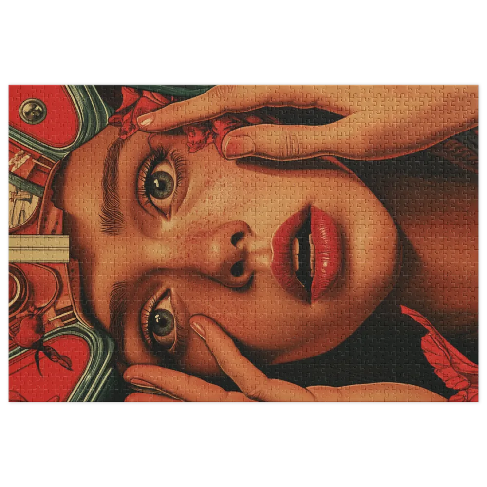 Close-Up Woman Portrait | Jigsaw Puzzle (252/520 pieces)