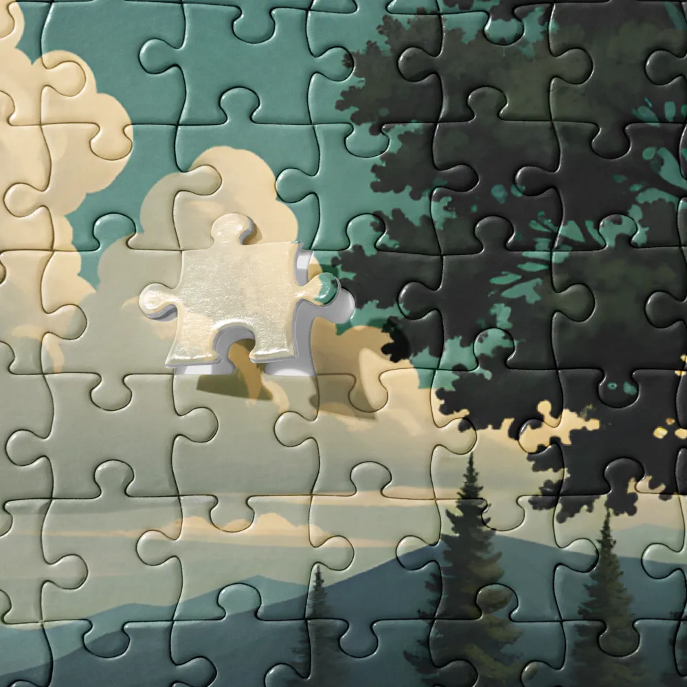 Meadow of Remembrance 
 Jigsaw Puzzle in Tin Box