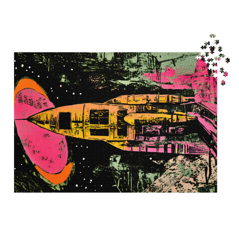 Vintage Cosmic Rocket