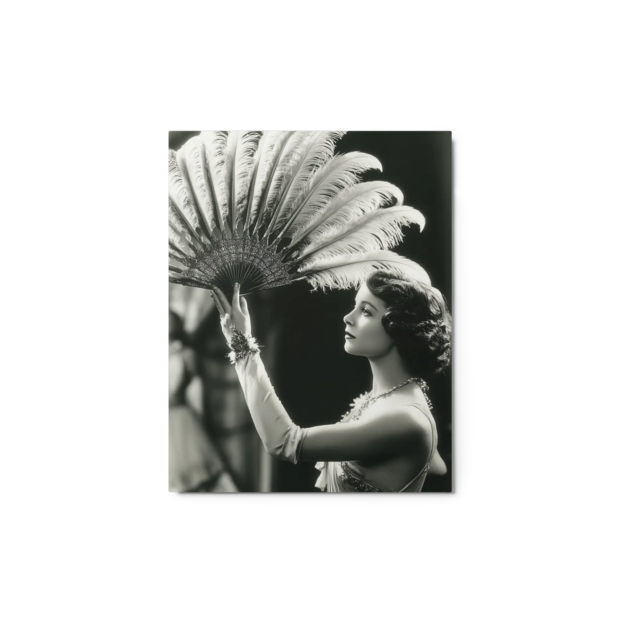 Lady with Ostrich Fan