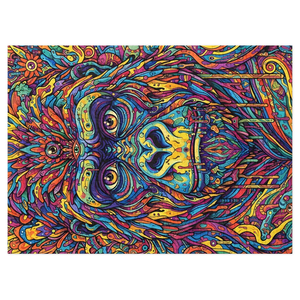 Psychedelic Gorilla | Jigsaw Puzzles