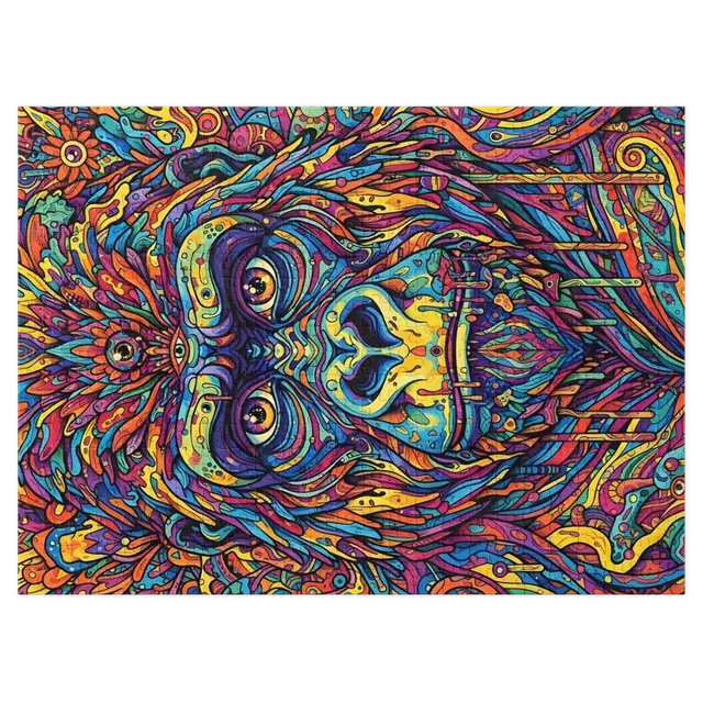 Psychedelic Gorilla | Jigsaw Puzzles