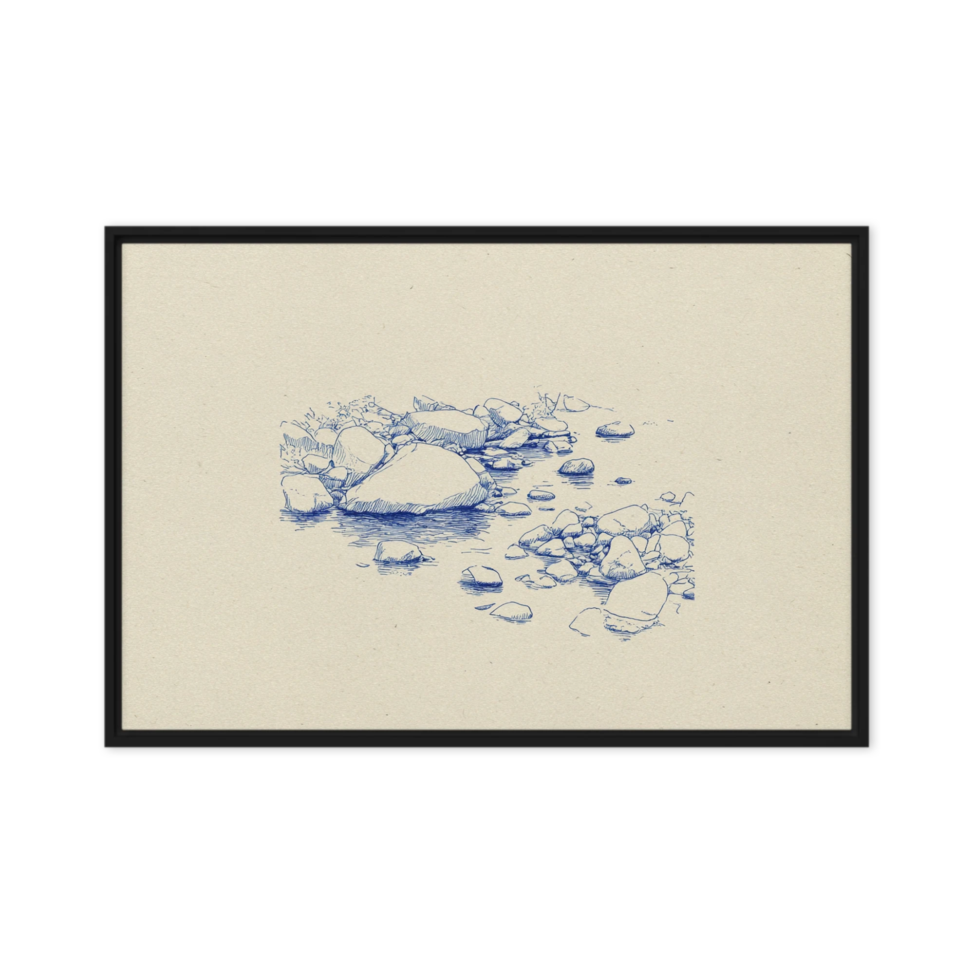 Stones in the Stream | Art Print
