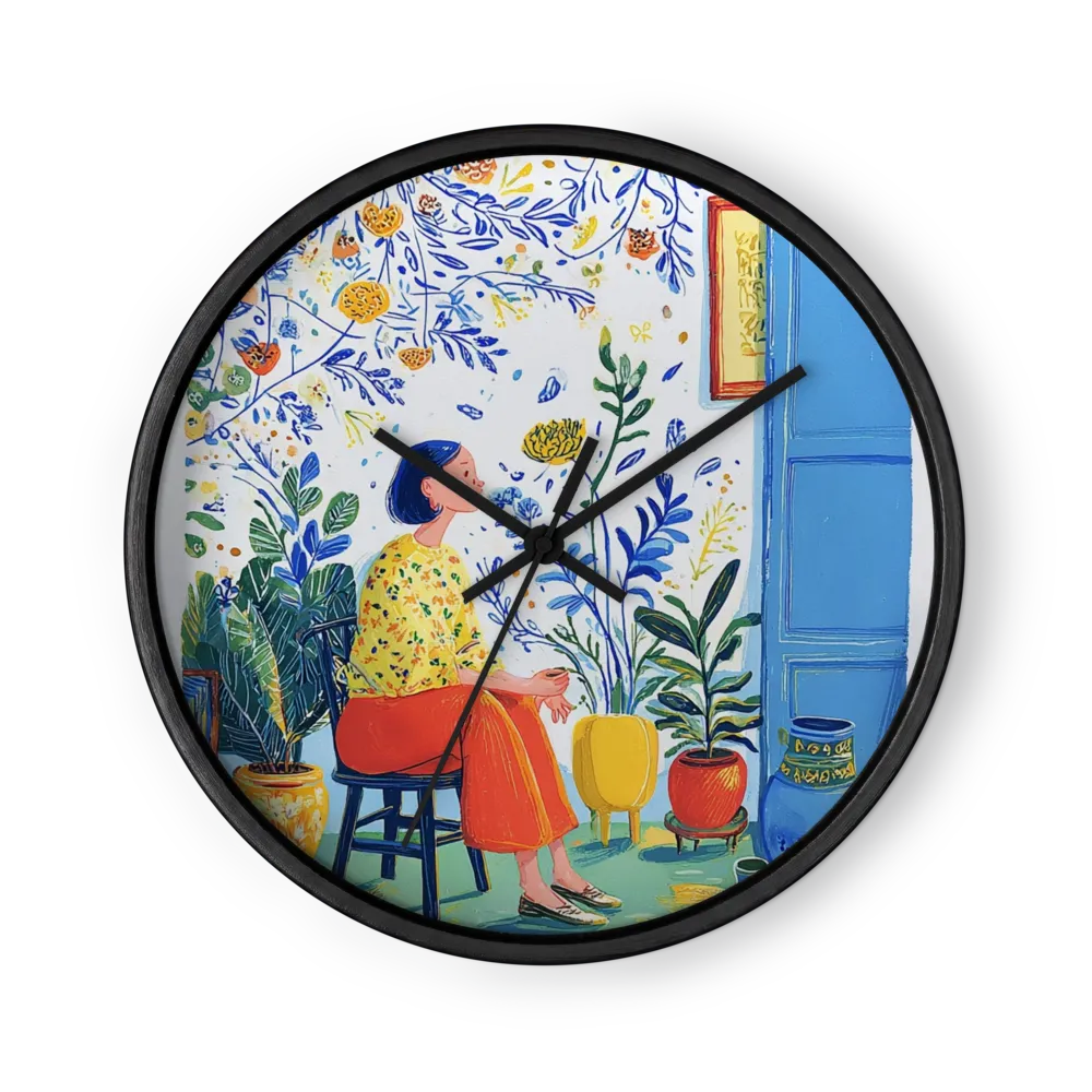 Botanical Solitude | Wall Clock