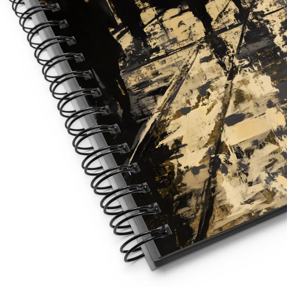 Golden Reflections 
 Spiral Notebook | 140 pages