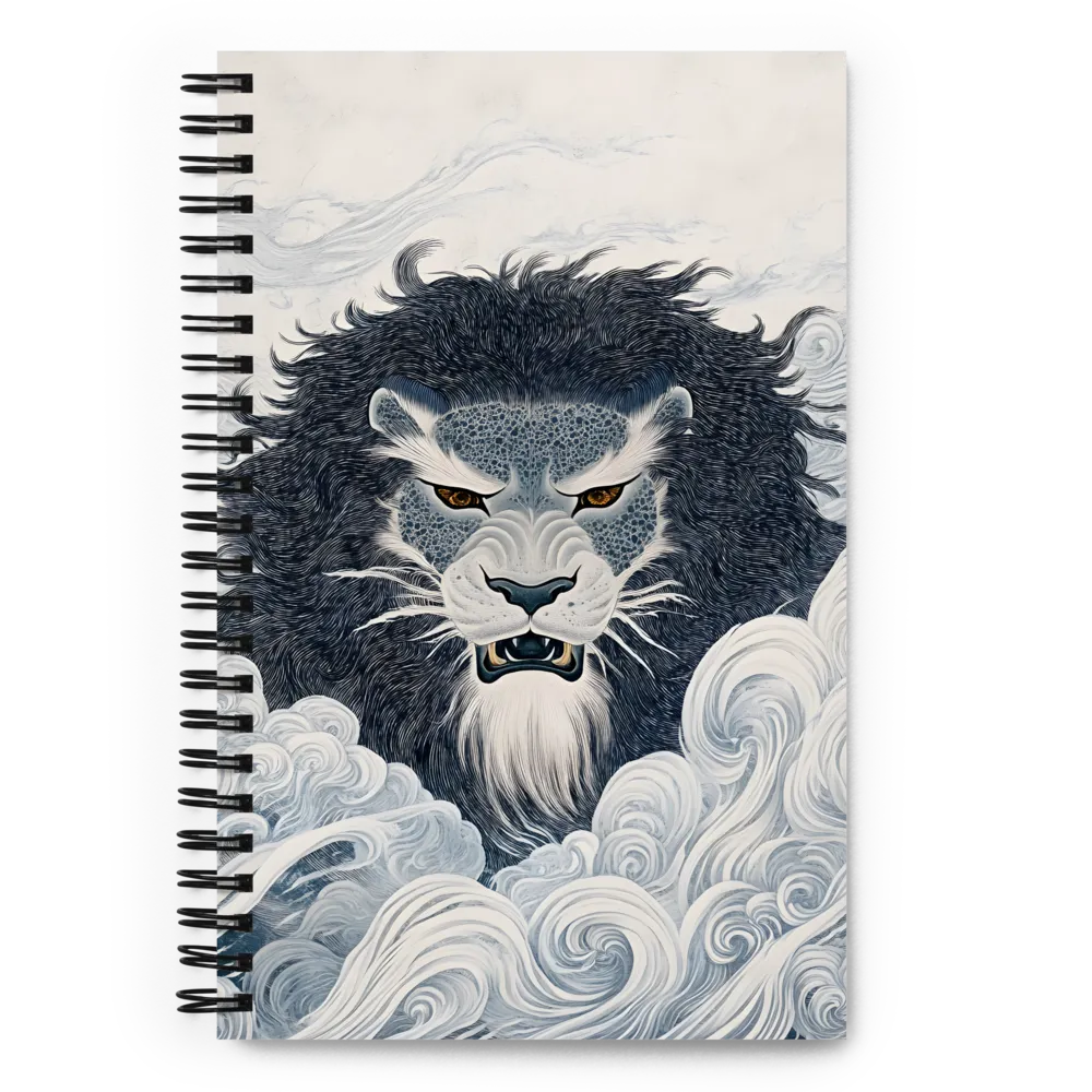 Mythical Roaring Lion 
 Spiral Notebook | 140 pages