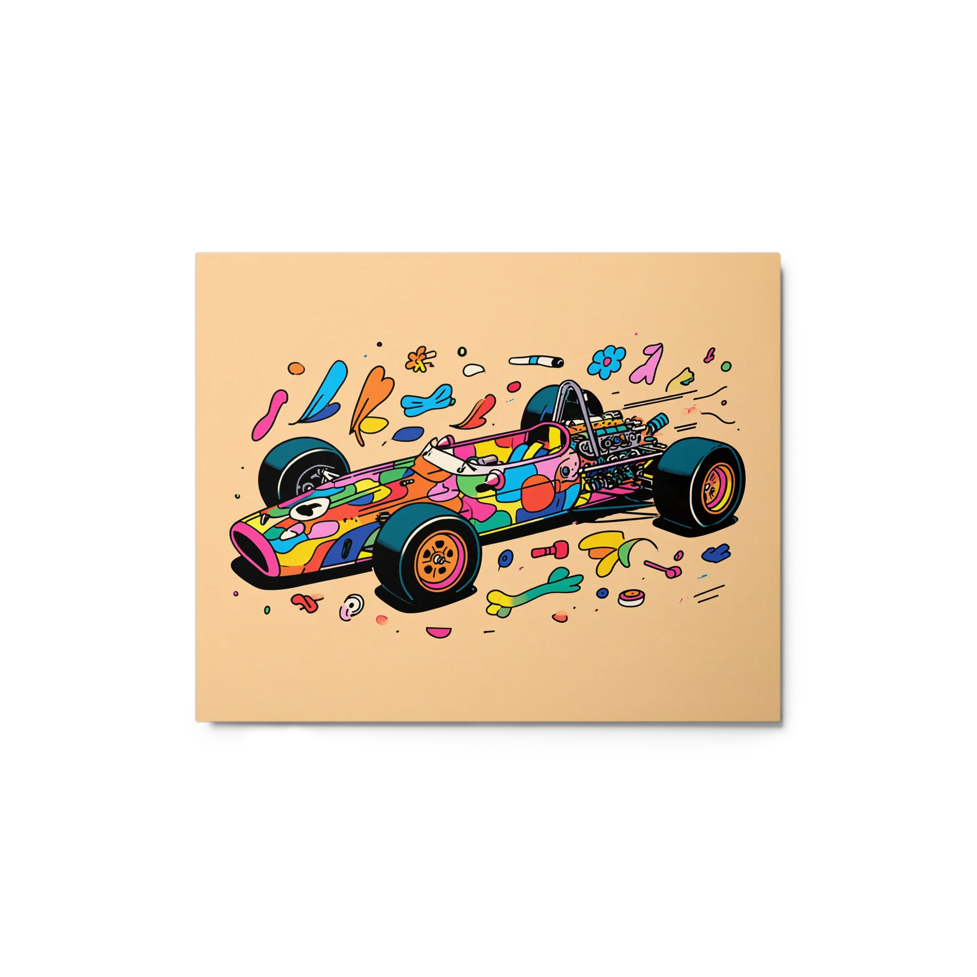 Psychedelic Race Car