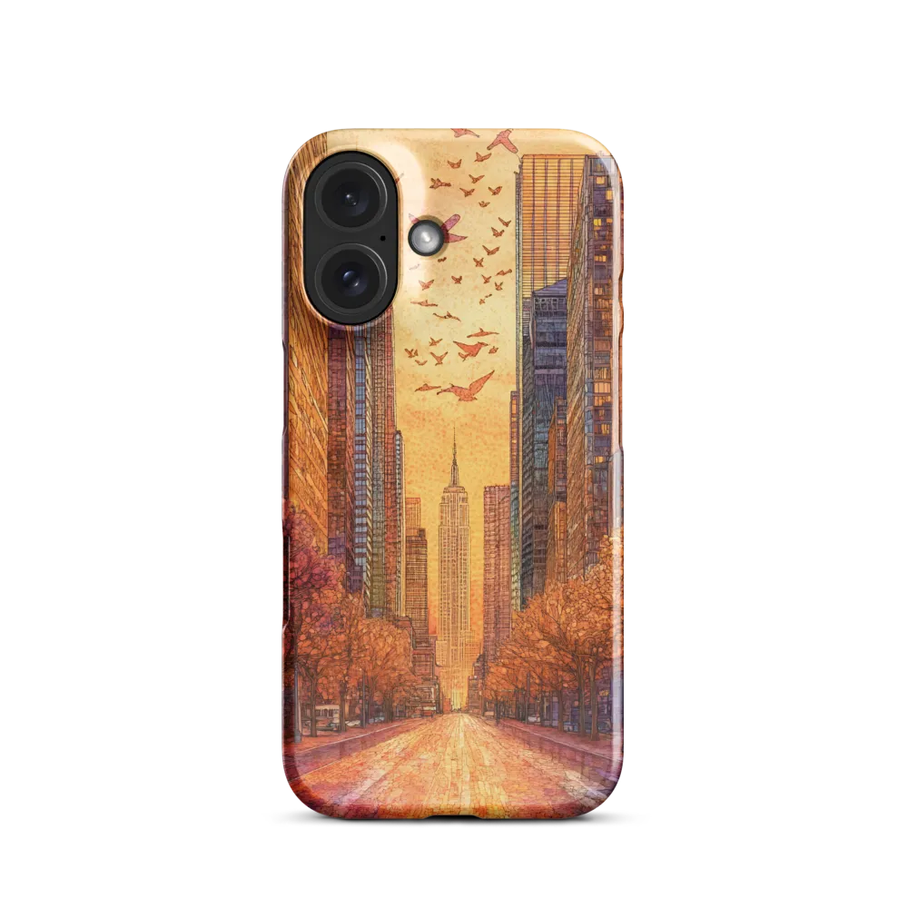 Autumn Flight Over Metropolis 
 Samsung Galaxy S21 Ultra | Snap Case