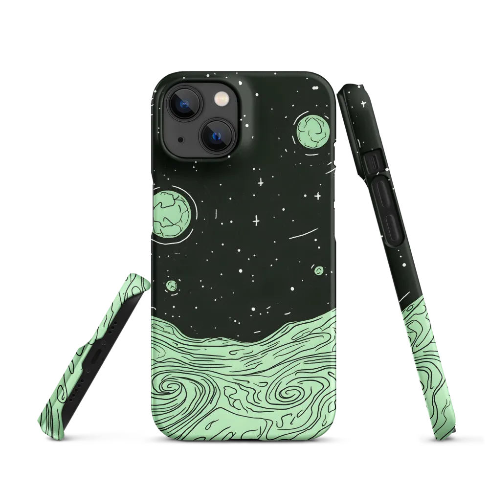 Surreal Cosmic Landscape Illustration | Phone Case
