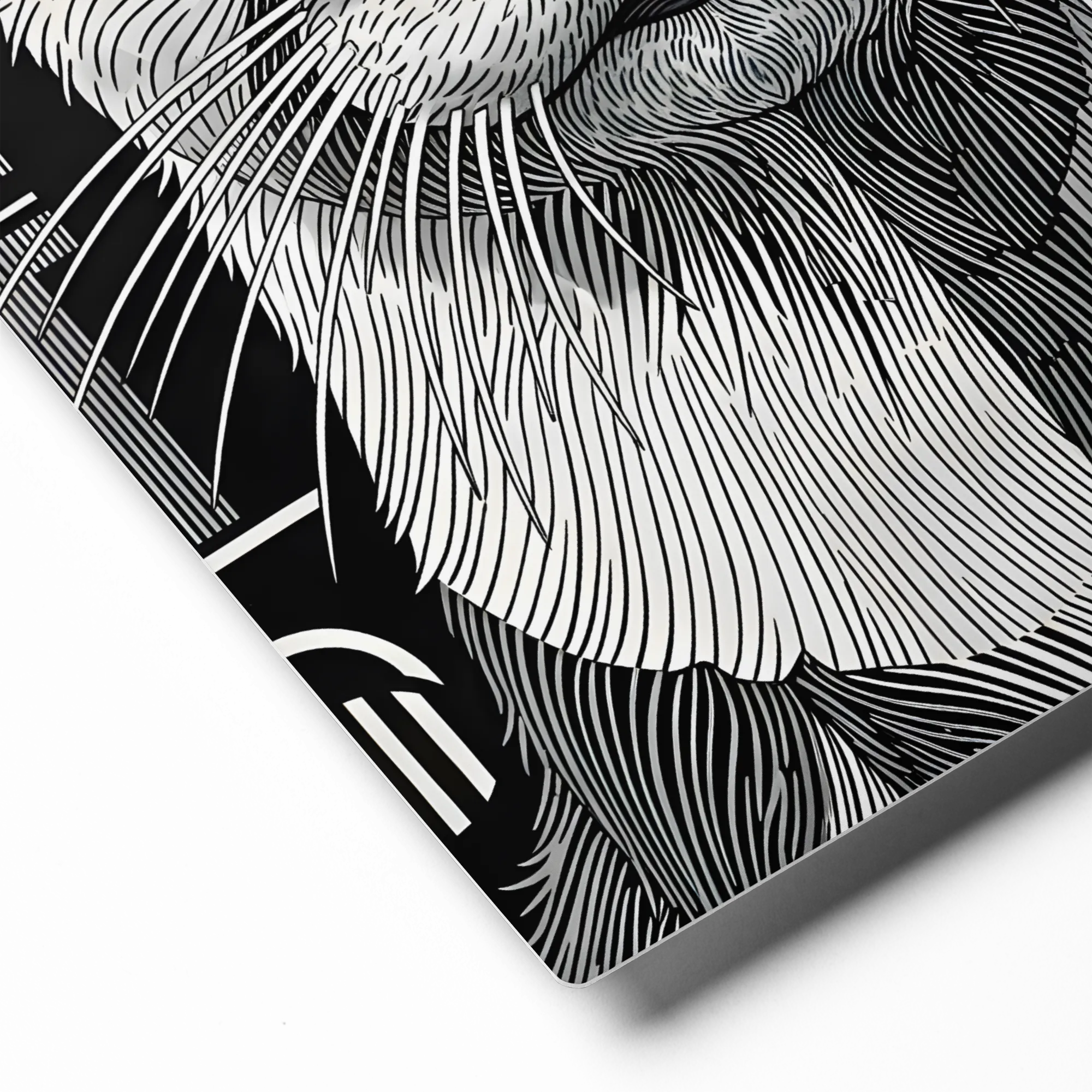 Sapphire Eye Otter 
 Metal Print | 20″x 30″