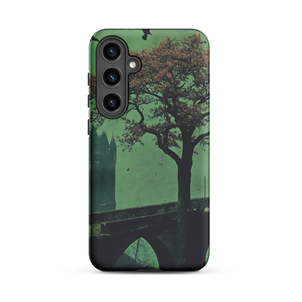 Surreal Landscape with Tree and Castle | Phone Case
