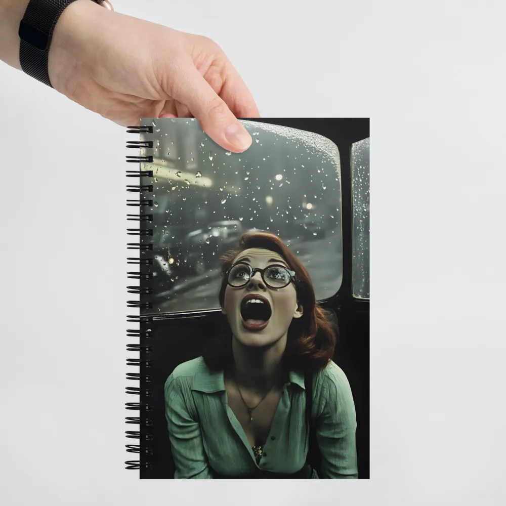 Rain-Soaked Expression 
 Spiral Notebook | 140 pages