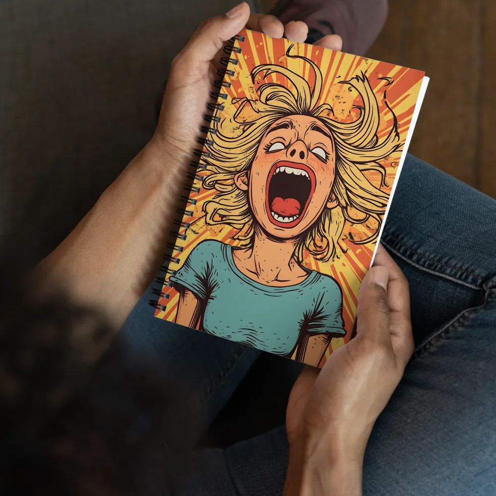 Pop Art Scream 
 Spiral Notebook | 140 pages