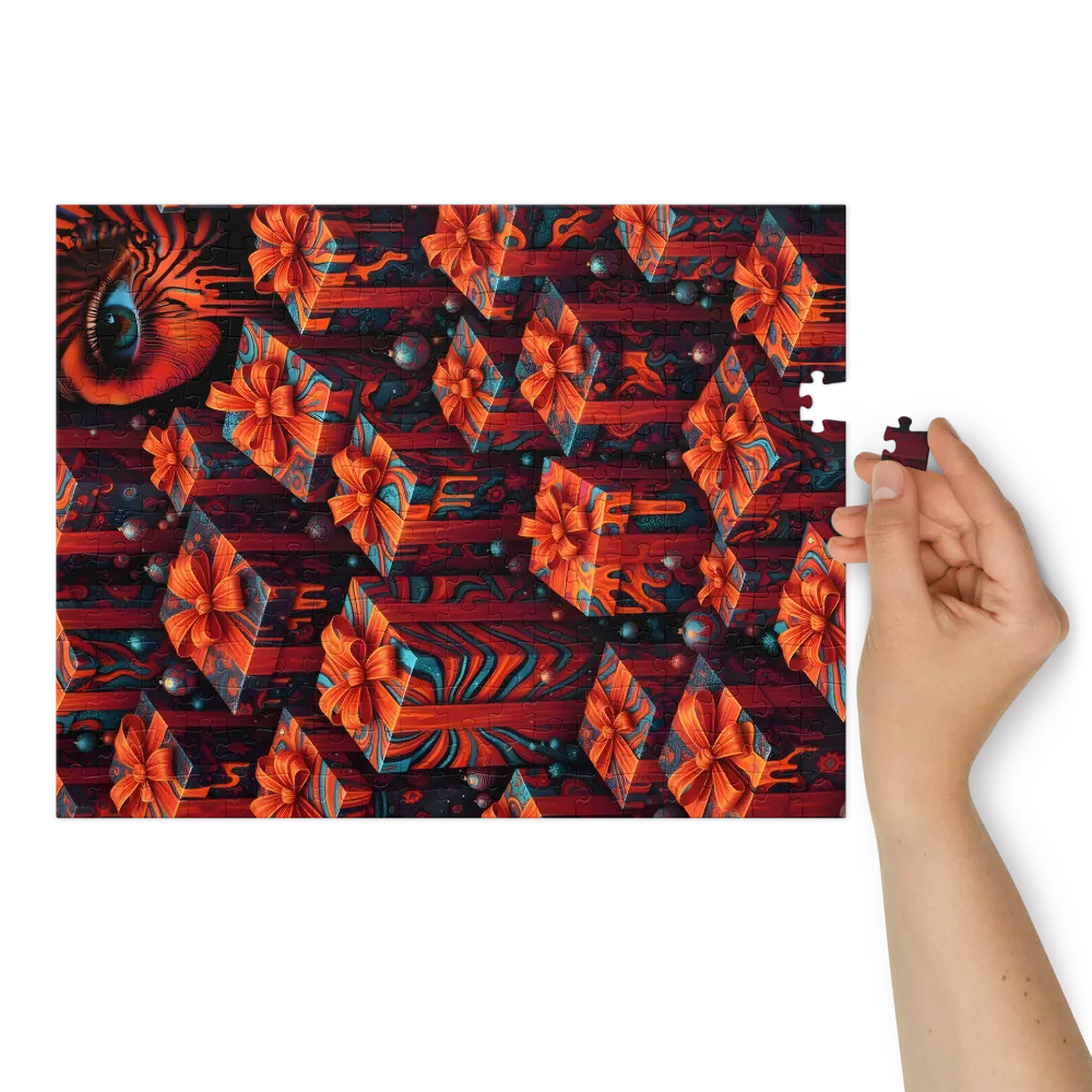 Marbled Giftscape | Jigsaw Puzzles
