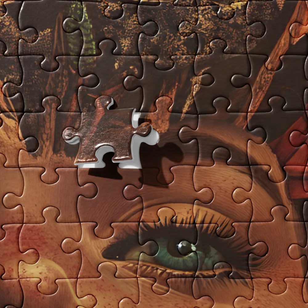 Floral Mind Bloom 
 Jigsaw Puzzle in Tin Box