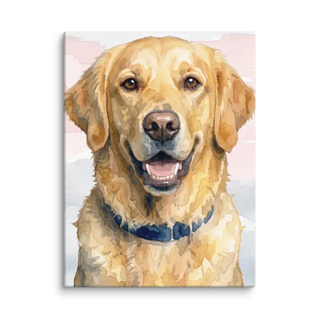 Pet Portrait — Pastel Watercolor