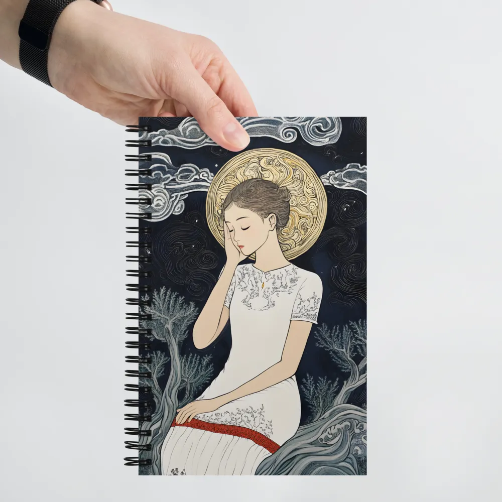 Golden Halo Serenity 
 Spiral Notebook | 140 pages
