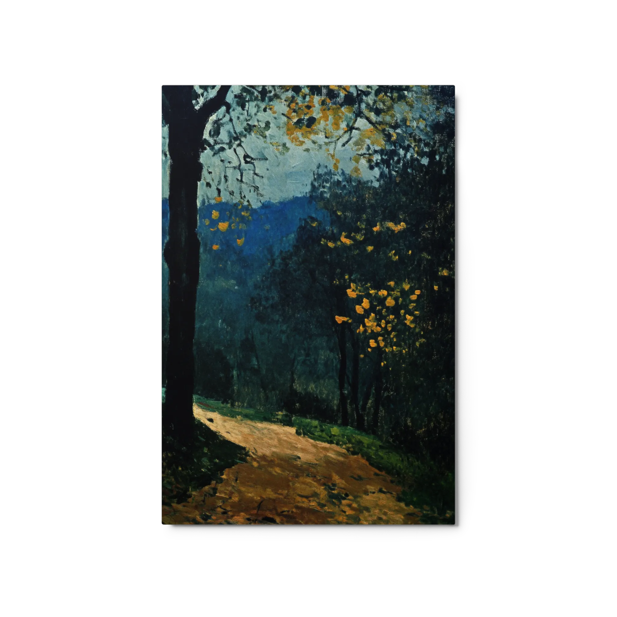 Impressionistic Landscape with Path and Trees