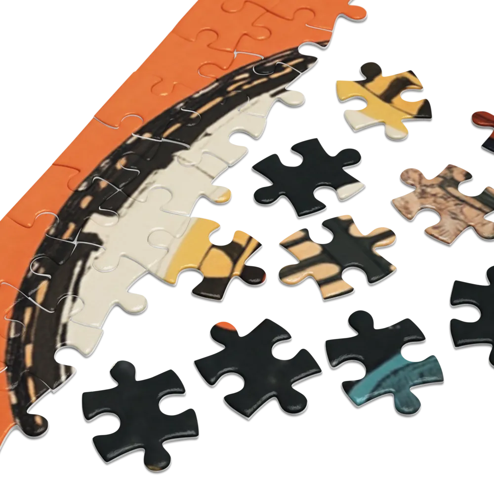 O Olhar para o Desconhecido 
 Puzzle em caixa de metal