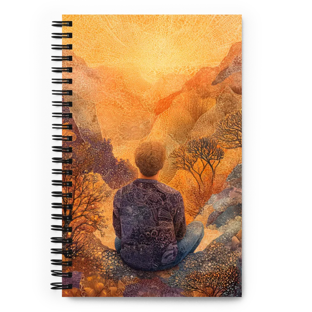 The Patterned Ascent 
 Spiral Notebook | 140 pages