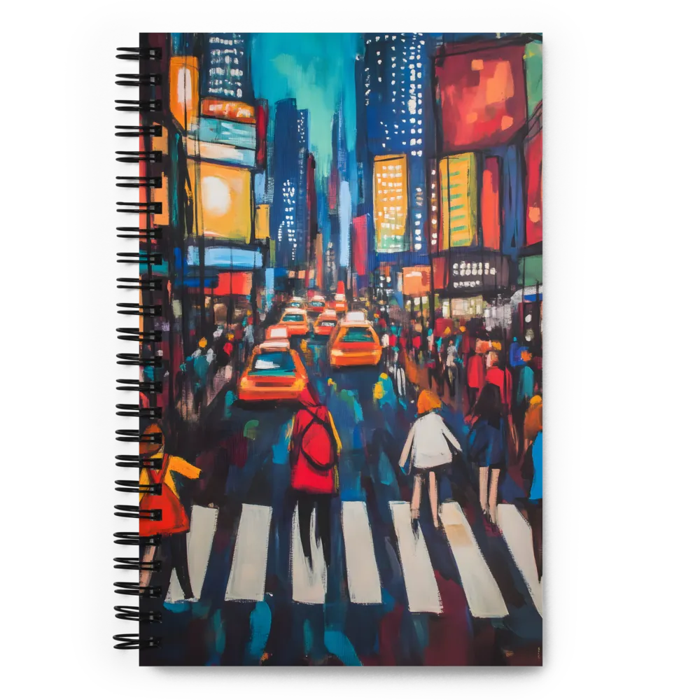 Vibrant City Night 
 Spiral Notebook | 140 pages