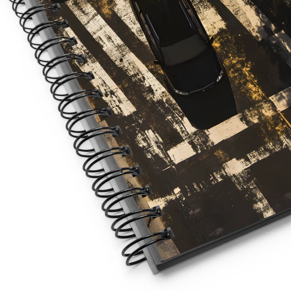 Urban Intersection Shadows 
 Spiral Notebook | 140 pages