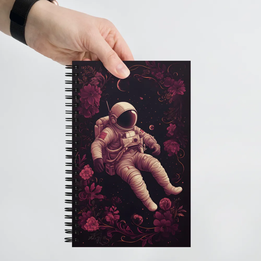 Cosmic Bloom 
 Spiral Notebook | 140 pages
