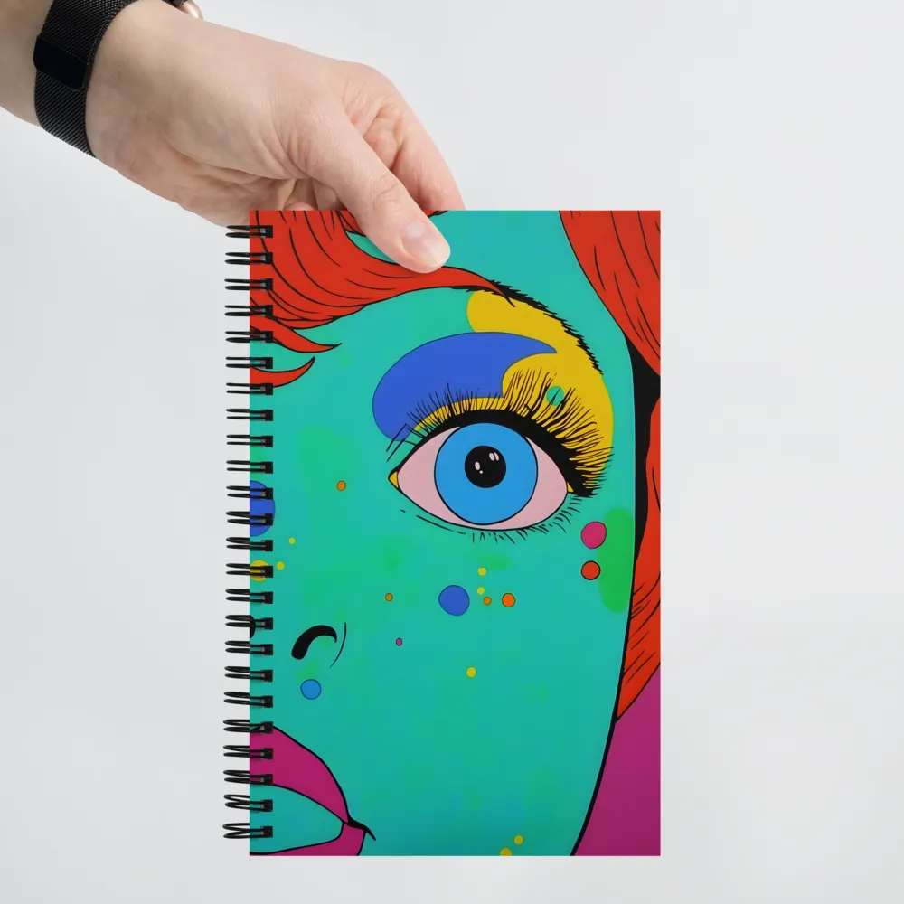 Vivid Gaze 
 Spiral Notebook | 140 pages