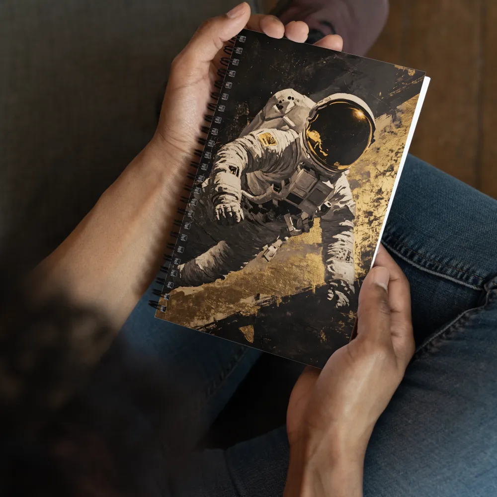 Cosmic Gilded Journey 
 Spiral Notebook | 140 pages