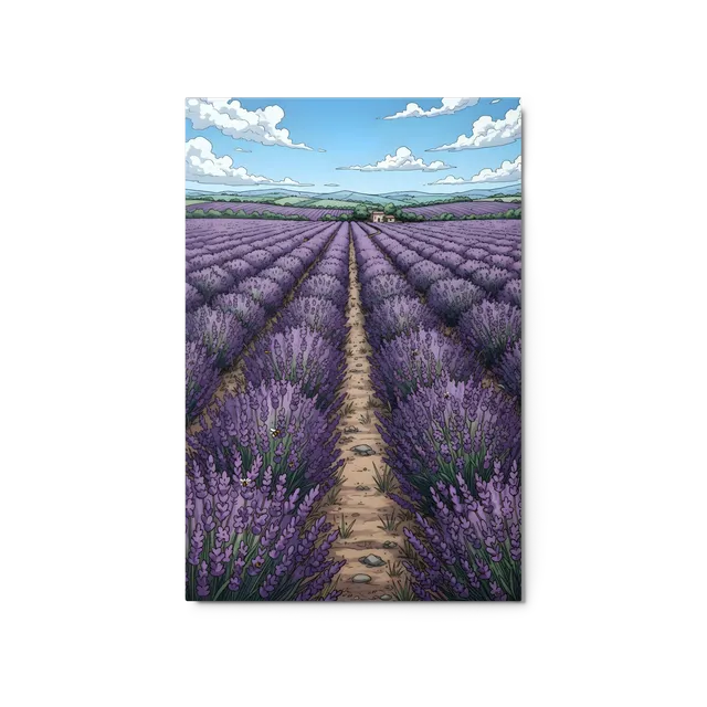 Lavender Rows | Art Print