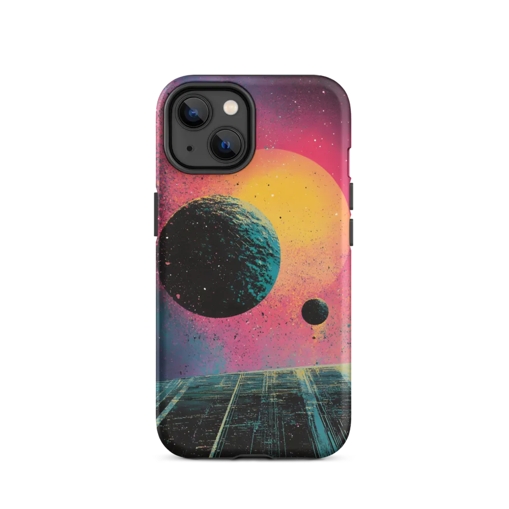 Cosmic Scene with Planets | Phone Case