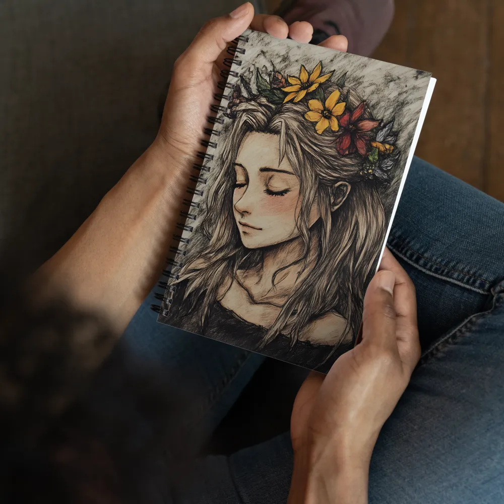 Floral Contemplation 
 Spiral Notebook | 140 pages