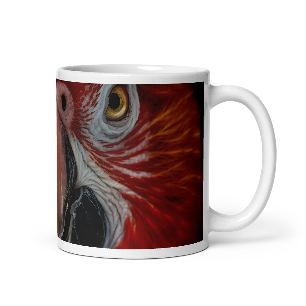 Vibrant Parrot Macro Photography | Mug