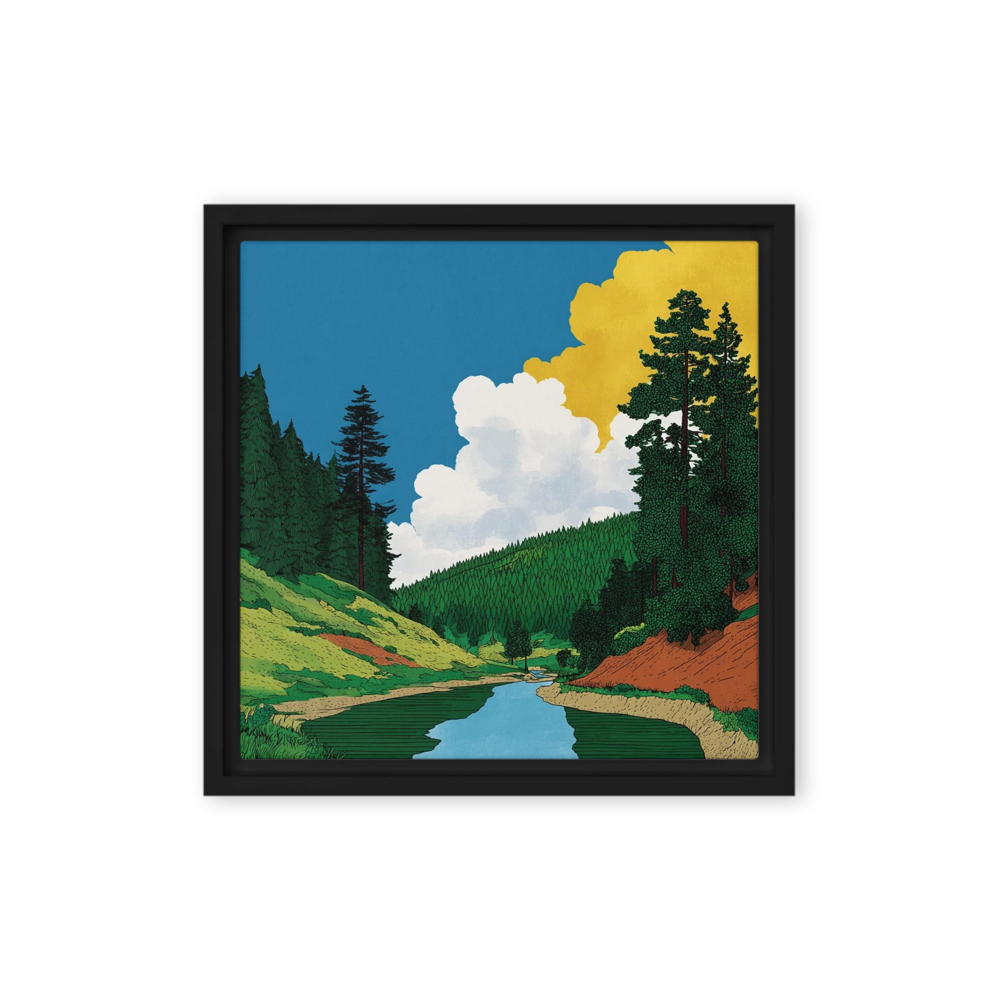 Mountain River Valley