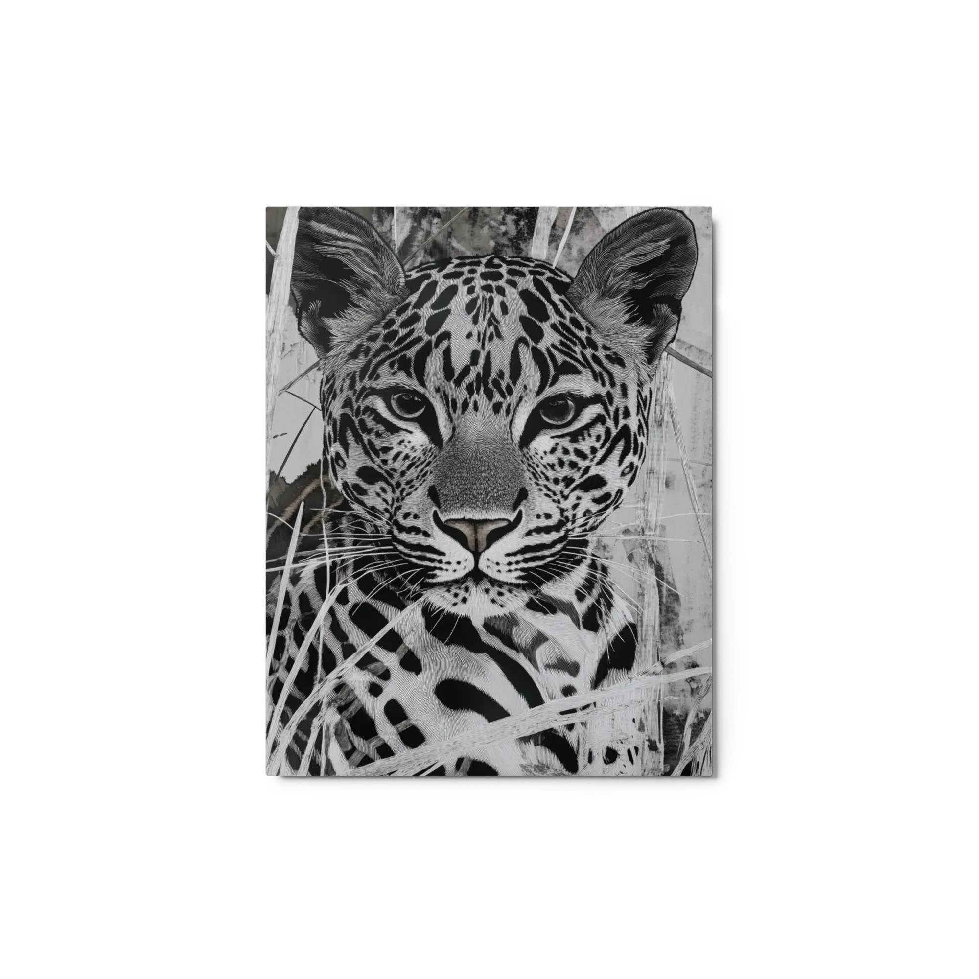 Monochromer Leopard