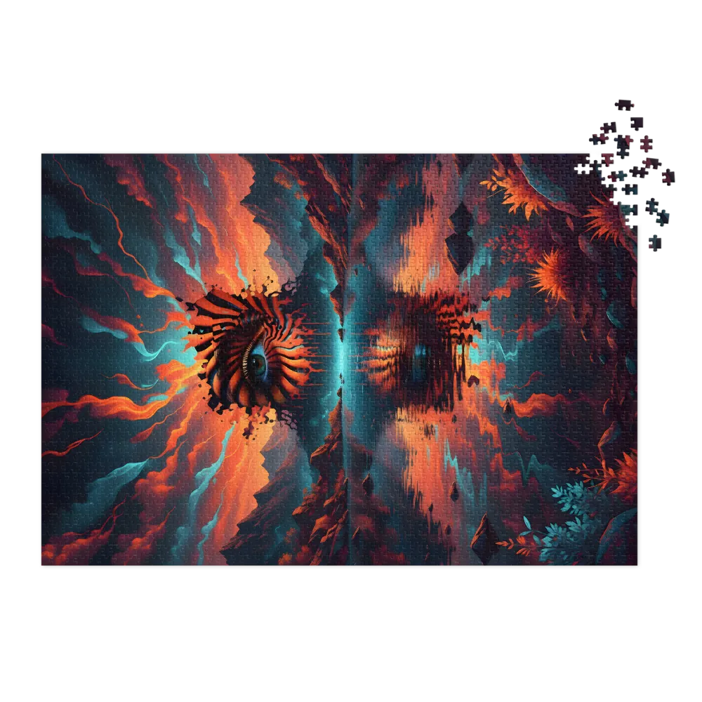 Cosmic Eye Reflection