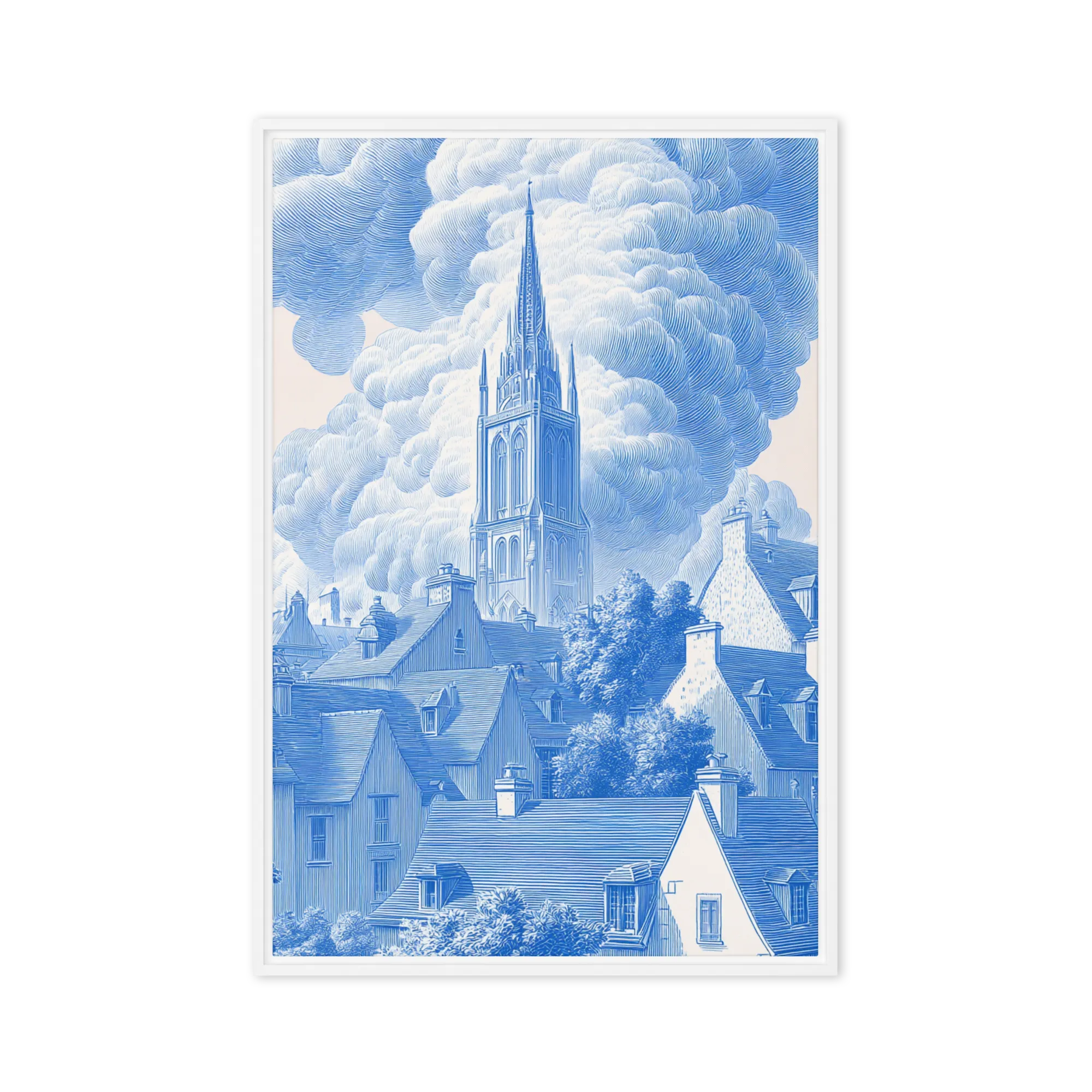 The Azure Spire | Art Print
