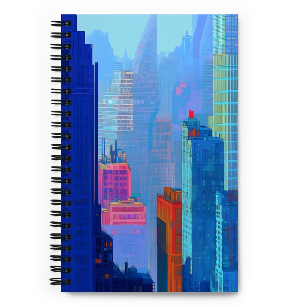 Electric Cityscape 
 Spiral Notebook | 140 pages