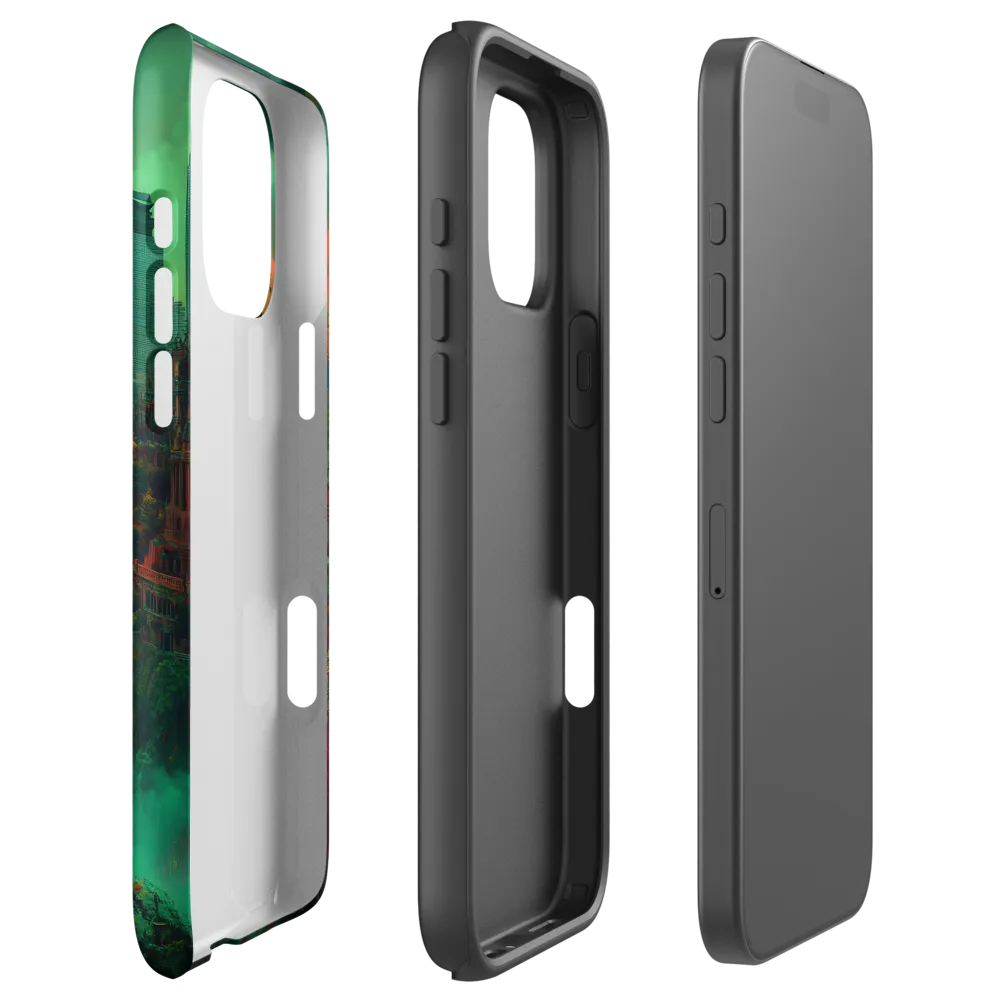 Surreal City Landscape with Figure | Phone Case