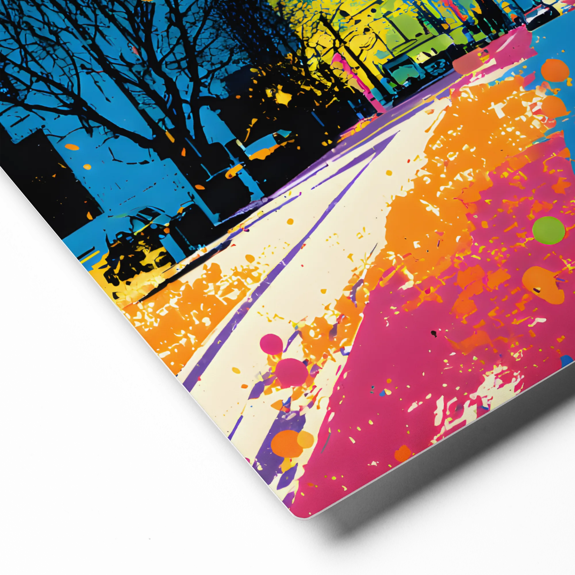 Urban Spectrum 
 Canvas | 8″x 8″