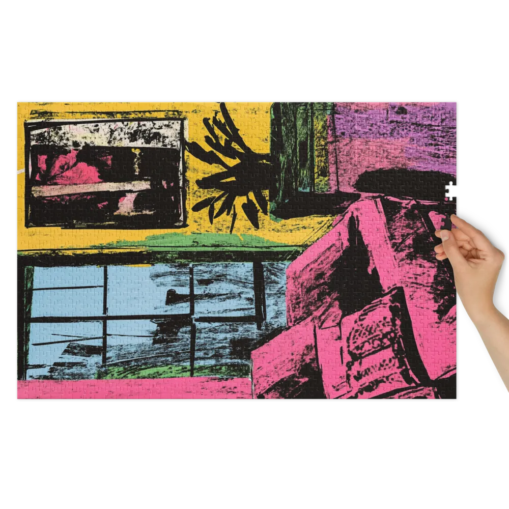 Vibrant Pop Art Interior | Jigsaw Puzzle (252/520 pieces)