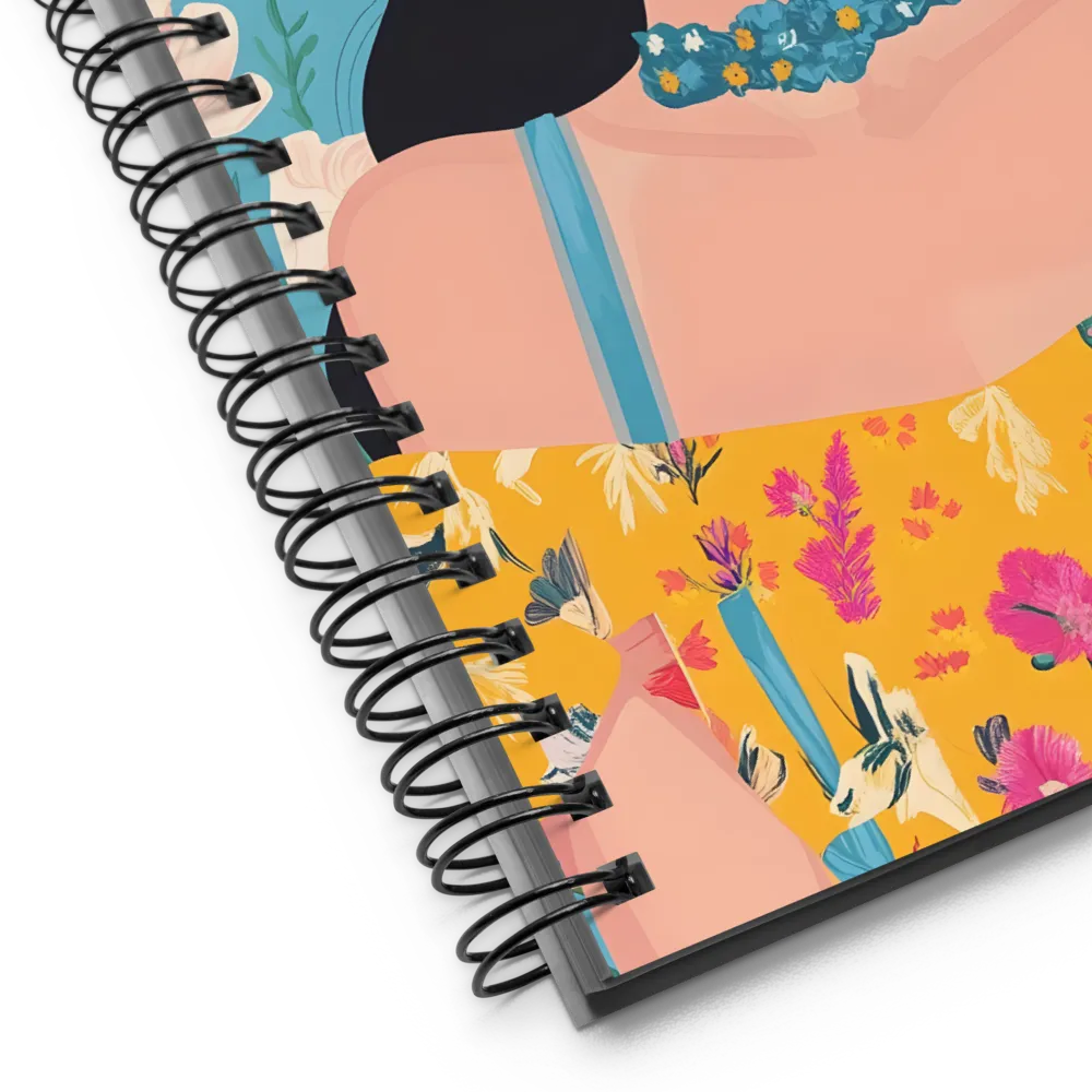 Floral Grace 
 Spiral Notebook | 140 pages