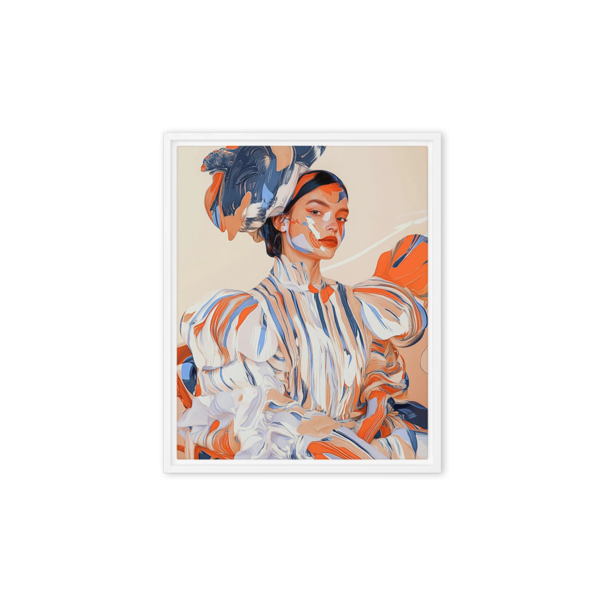 The Brushstroke Muse | Art Print