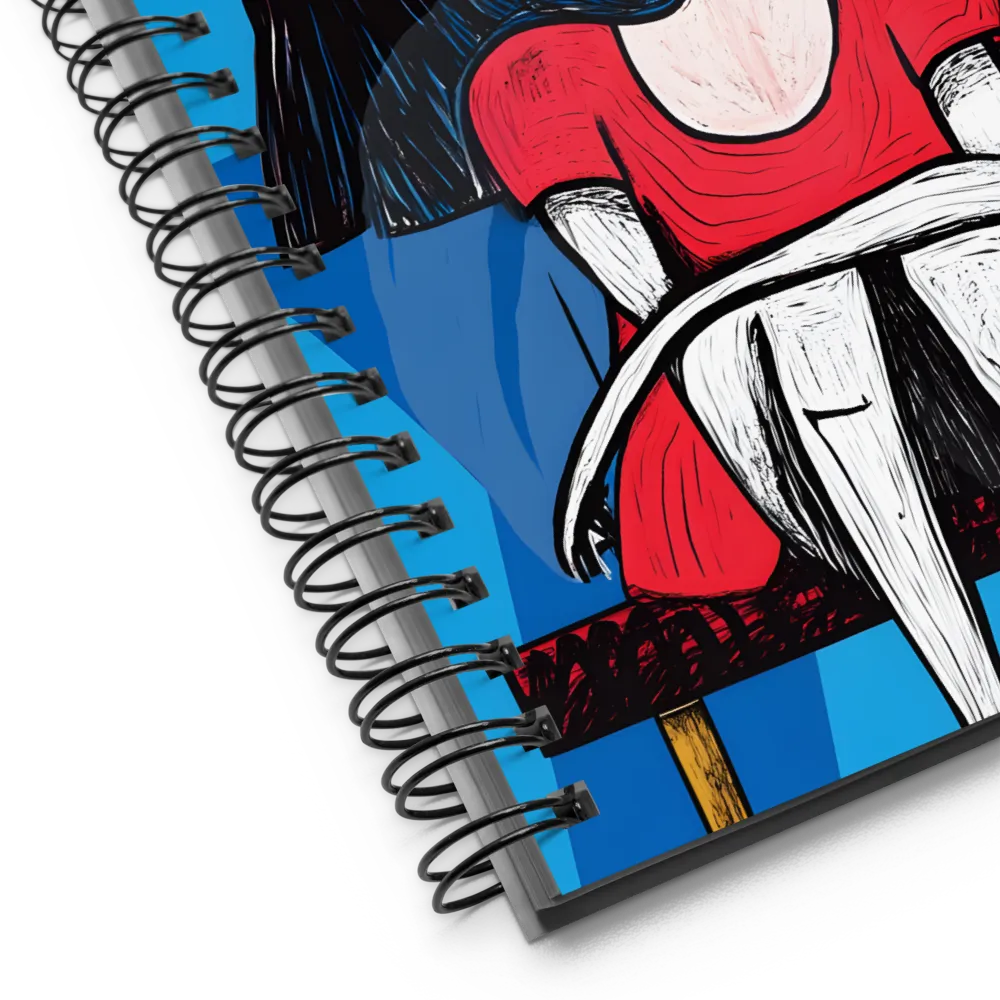 The Pondering Gaze 
 Spiral Notebook | 140 pages