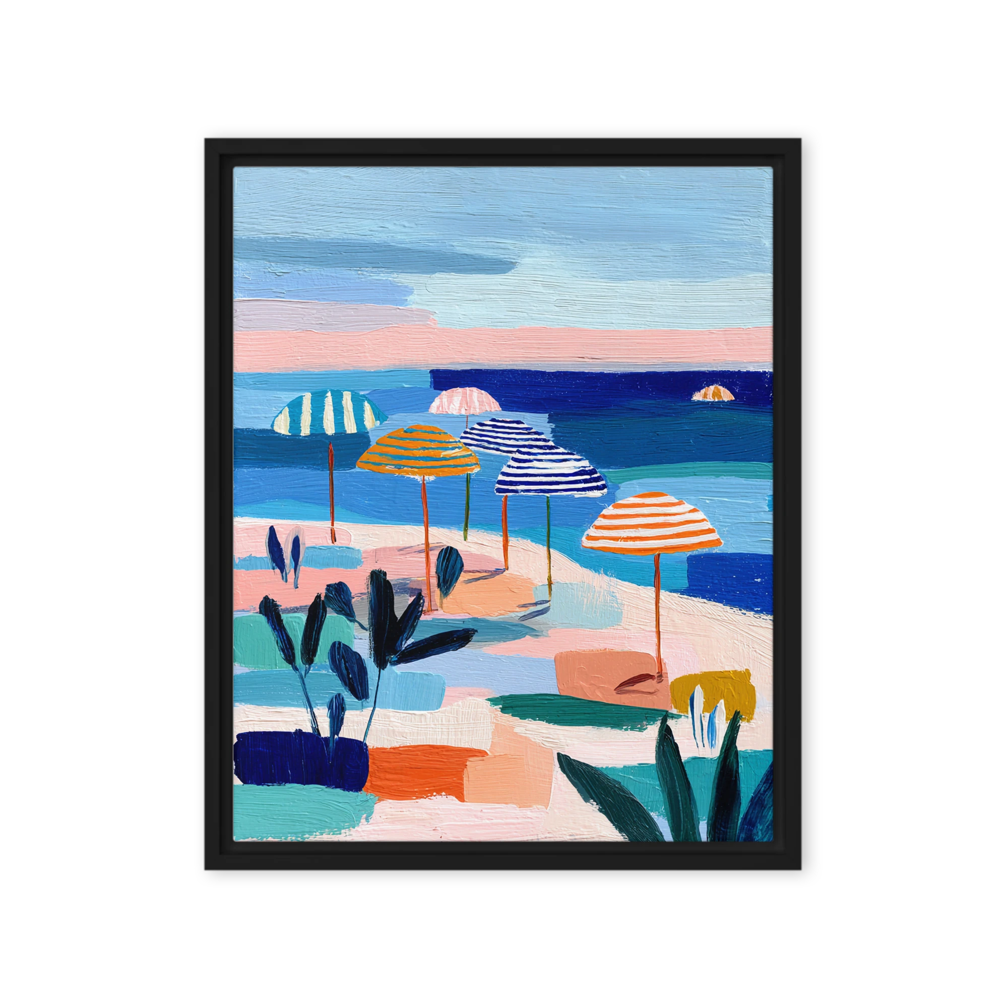 Sunny Parasols | Art Print