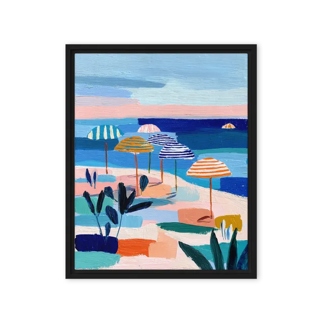 Sunny Parasols | Art Print