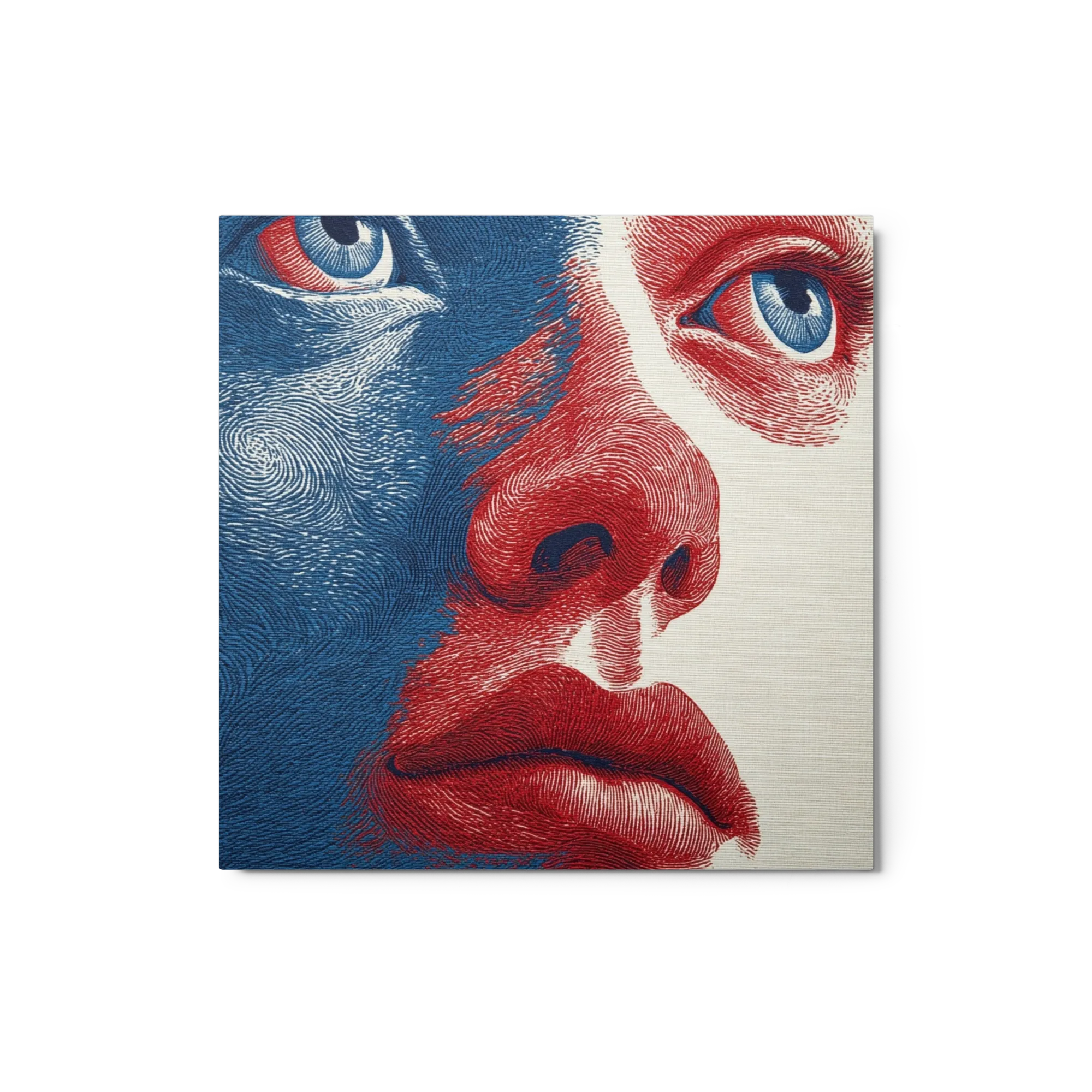Tricolor Expressive Portrait