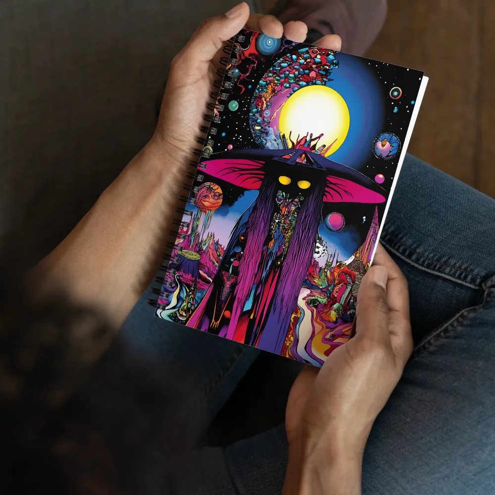 The Cosmic Wanderer 
 Spiral Notebook | 140 pages