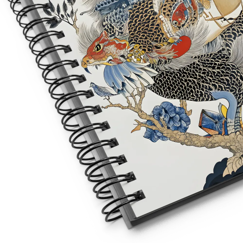 Fantastical Dragon Illustration 
 Spiral Notebook | 140 pages