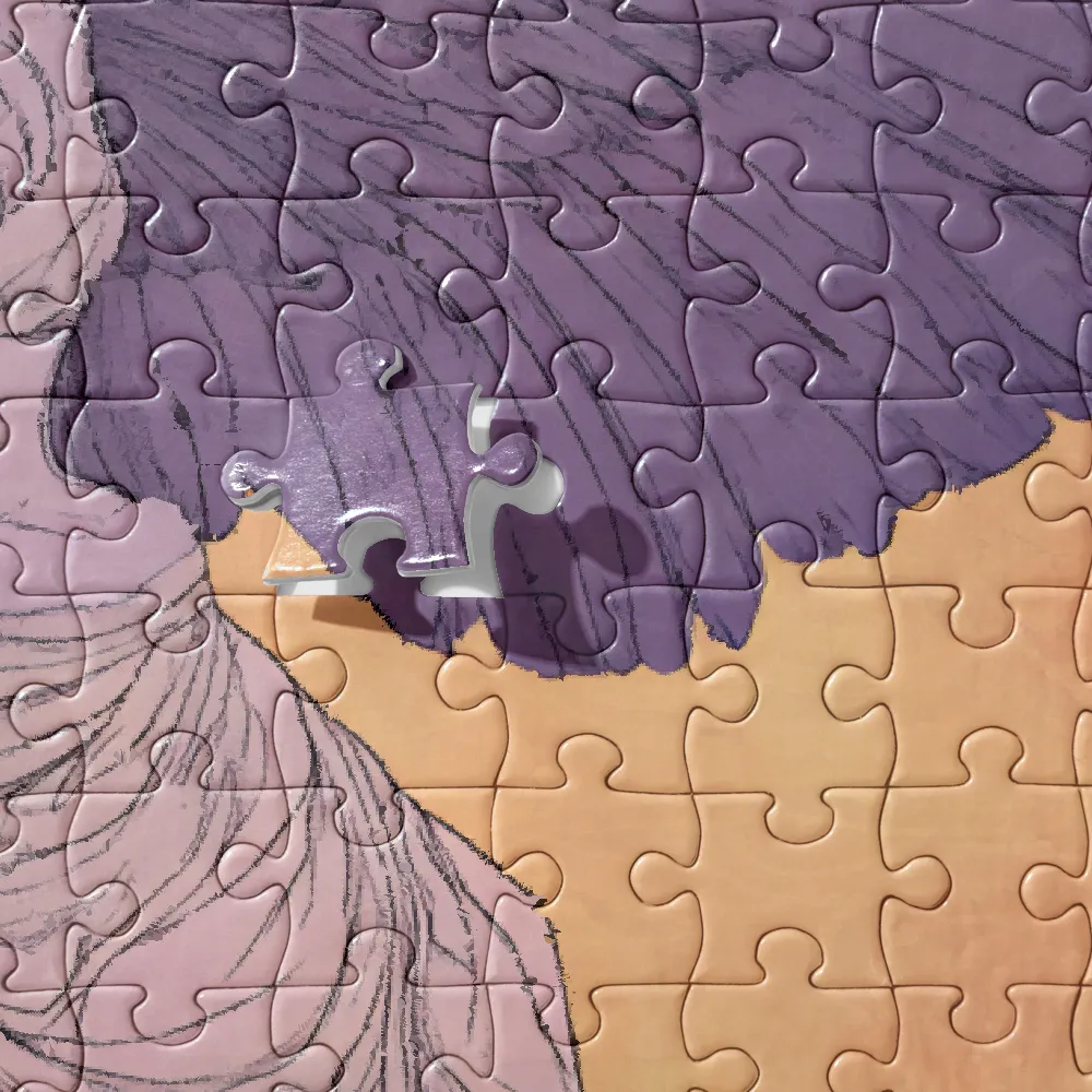 Whispers of a Winged Spirit 
 Jigsaw Puzzle in Tin Box